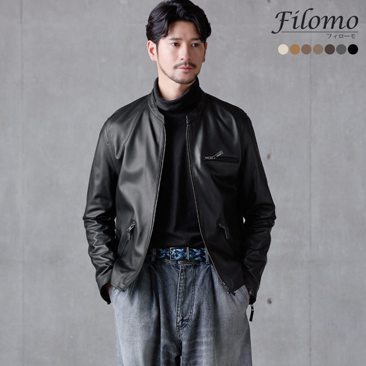 楽天市場】【10%offクーポン】レザージャケット メンズ 本革