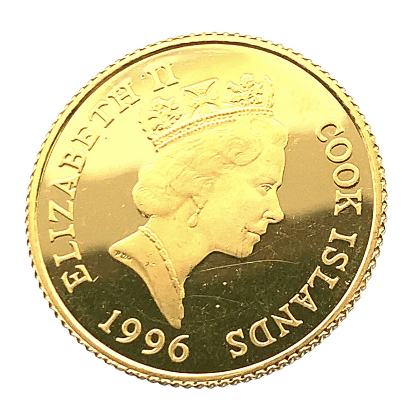 楽天市場】クック諸島 北極熊親子 エリザベス女王2世金貨 10ドル 1/10