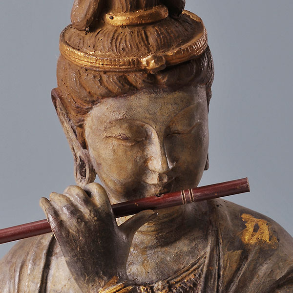 珍品 風神 銅製 銅像 ブロンズ 置物 アンティーク 骨董 ア12