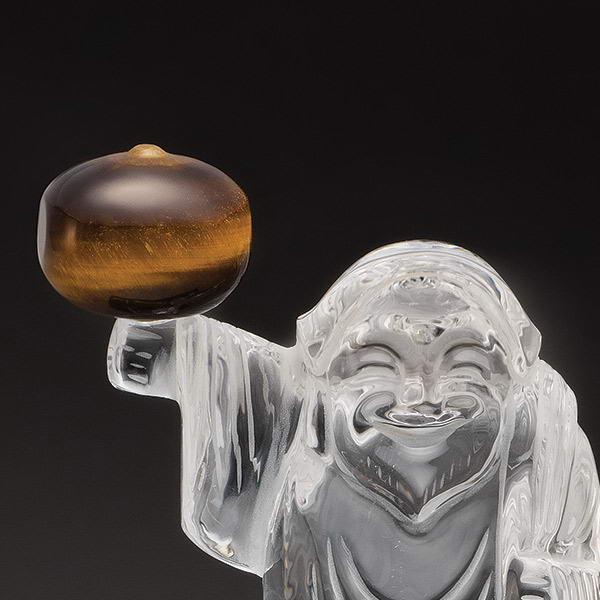 楽天市場】置物 オブジェ 水晶細工 大黒天像 招福 走り大黒天 田中佑