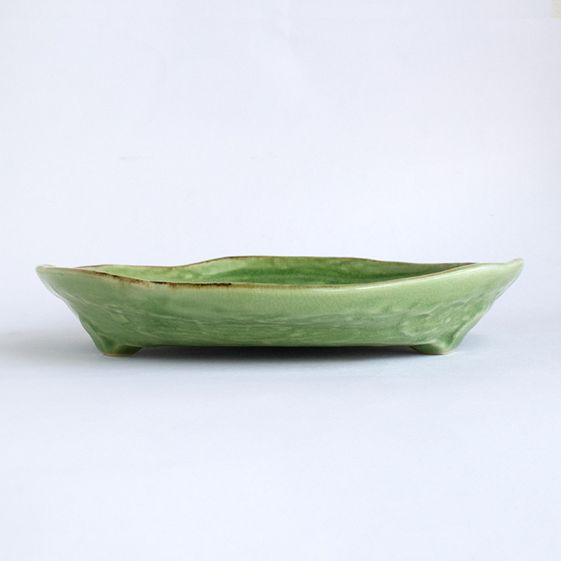 楽天市場】【アウトレット】くすみグリーン 貫入 中皿 21cm / 和食器