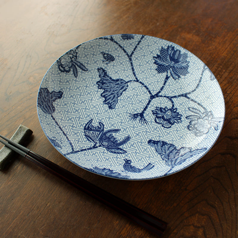 花鳥文角皿 6枚セット 花鳥文角皿 6枚セット 美術品・アンティーク