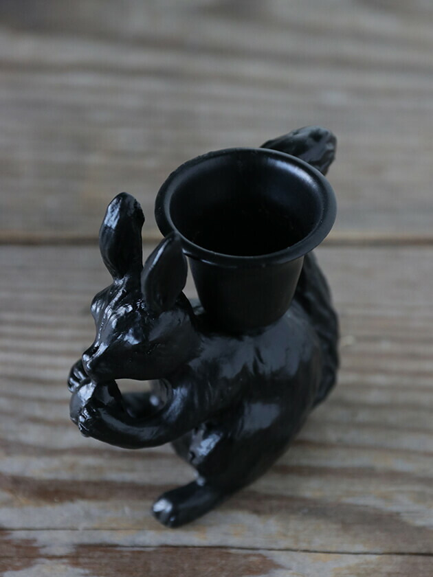 楽天市場】キャンドルホルダー SQUIRREL ブラック Nordal // 黒