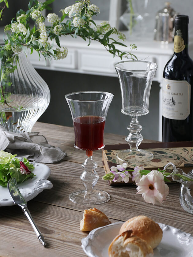 楽天市場】ワイングラス Nora 280ml // ガラス クリア 吹きガラス