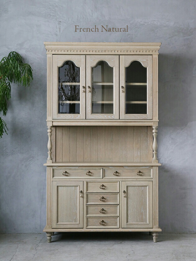 楽天市場】カップボード FRENCH RETRO // キャビネット シェルフ