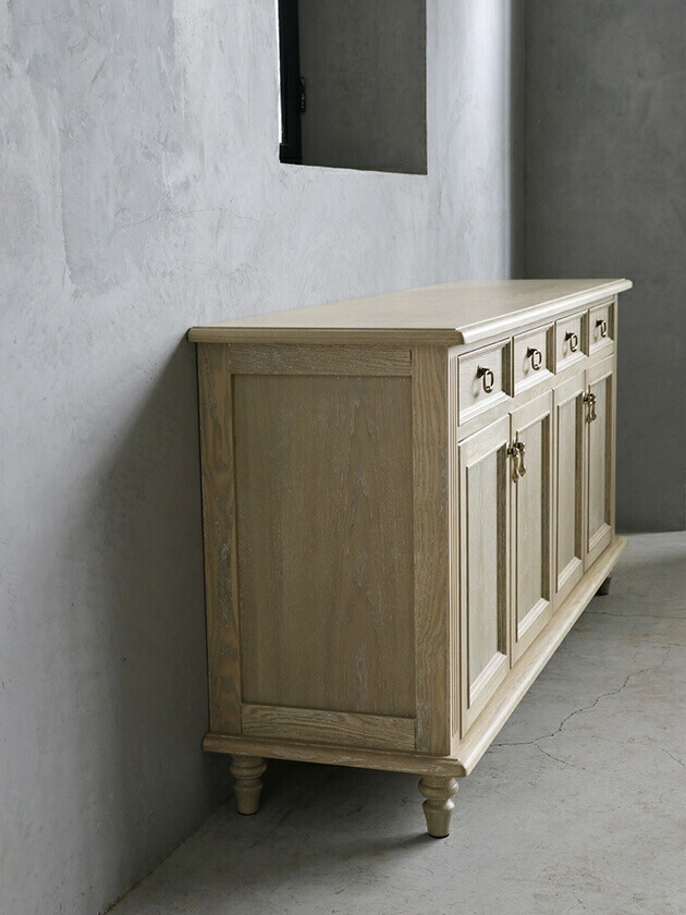 楽天市場】サイドボード 160cm FRENCH RETRO // キッチンボード