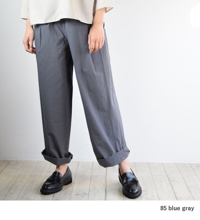 楽天市場】evam eva(エヴァムエヴァ)cotton wide pants 2colormade in