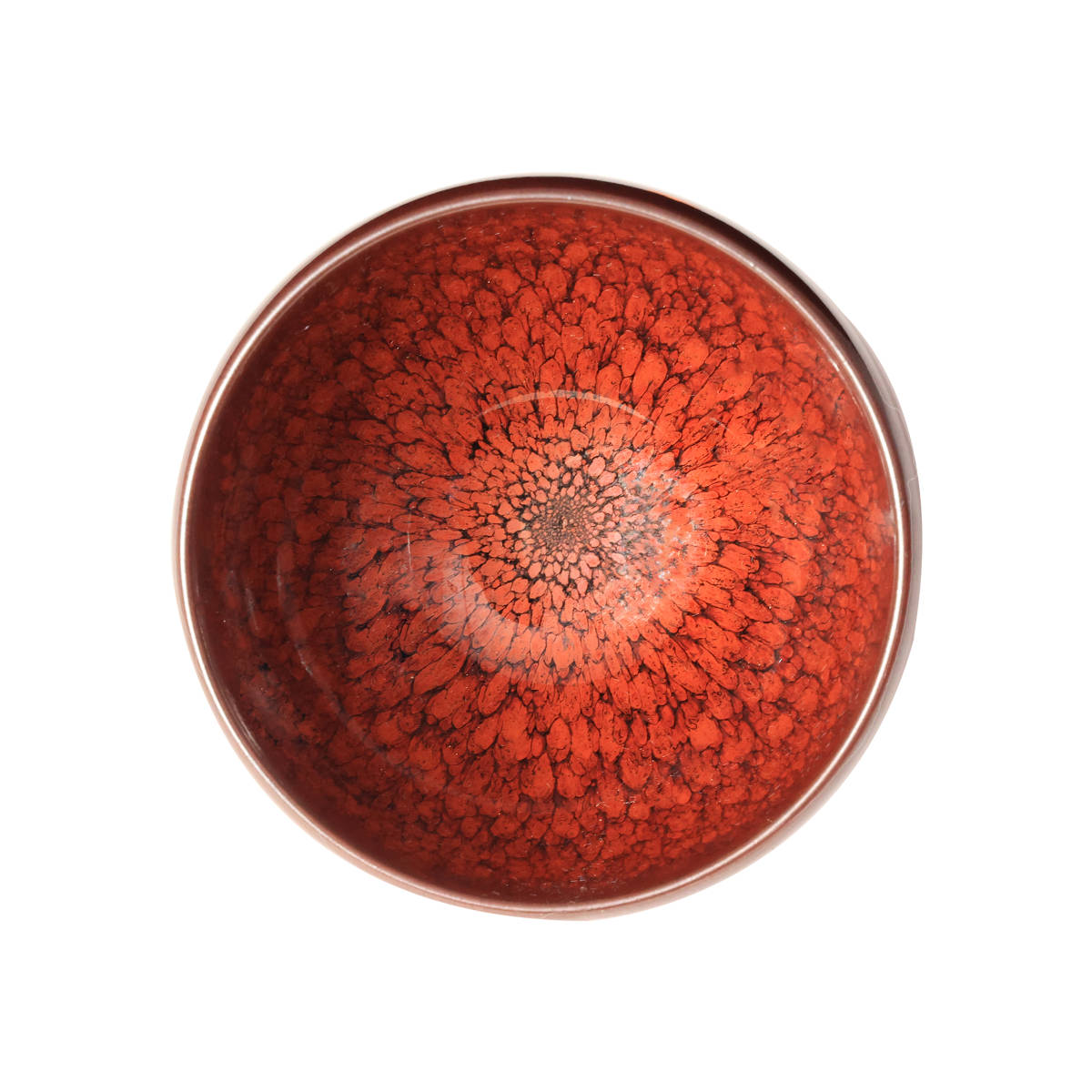 中国古美術・宋建窯風・曜変七彩天目茶碗・抹茶碗・茶道・茶碗・油