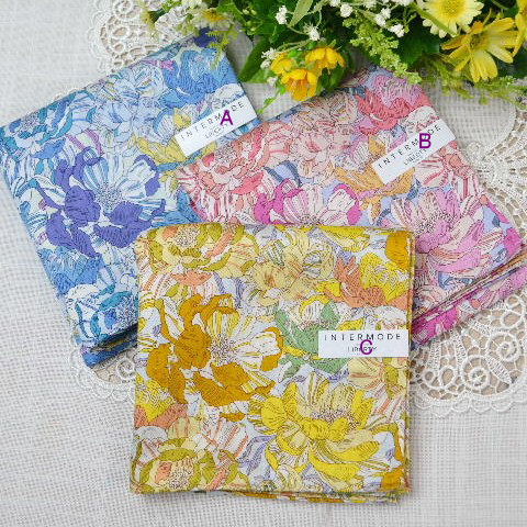 楽天市場】LIBERTY リバティハンカチ Blackburnブラックバーン 大判