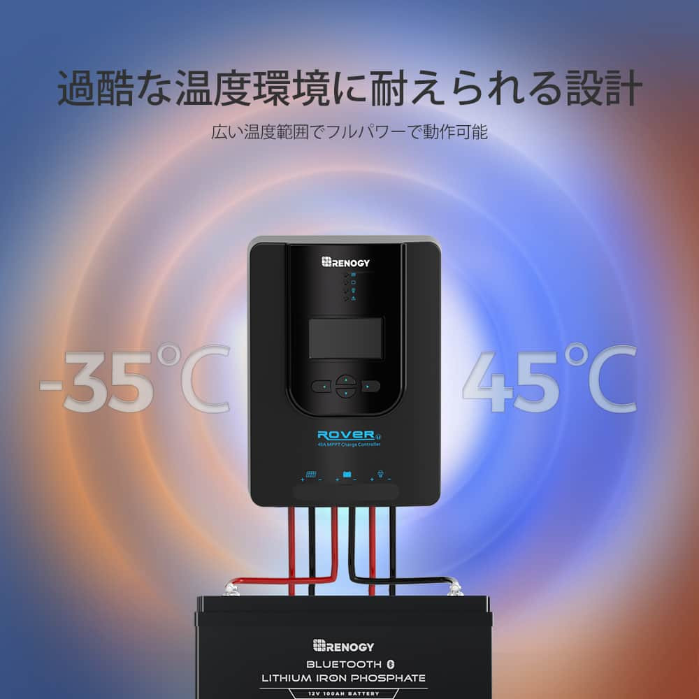 楽天市場】MPPTソーラーチャージコントローラ 40A 12V/24V兼用 温度