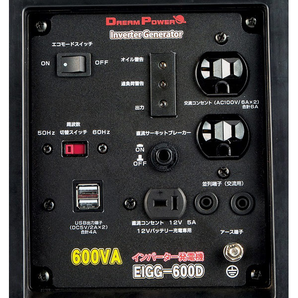 楽天市場】ナカトミ NAKATOMI ドリームパワー インバーター発電機