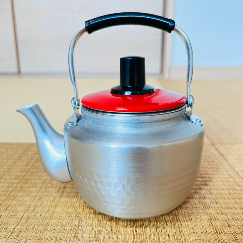 楽天市場】急須 アルミ 槌目急須 10号 前川金属 / きゅうす やかん