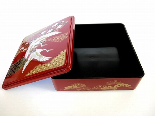 絹本 最高級軸先 宝船 お正月 二重箱 大きな軸装 縁起の良い 立派な