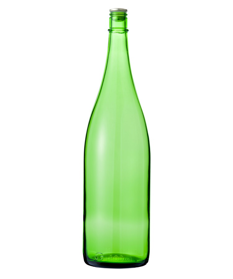 楽天市場】ガラス瓶 酒瓶 清酒1800-EG（一升瓶）Eグリーン 1800ml sake