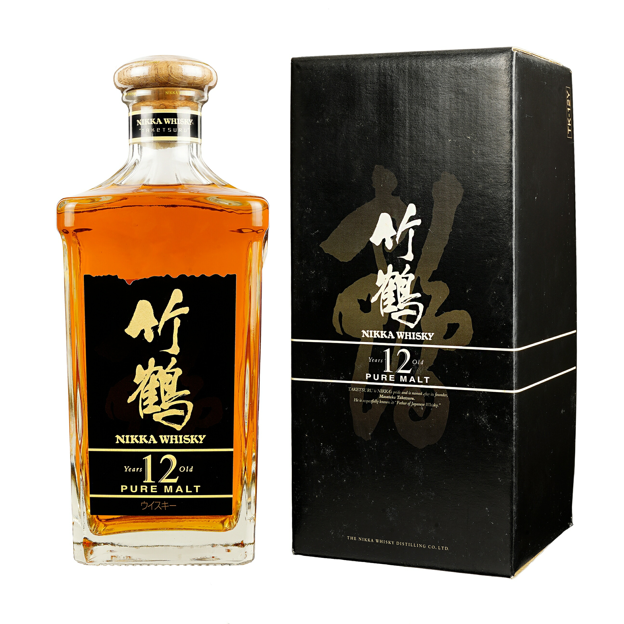 楽天市場】【ミニサイズ】【レトロ】竹鶴12年 角瓶 40度 50ml : 中央酒販