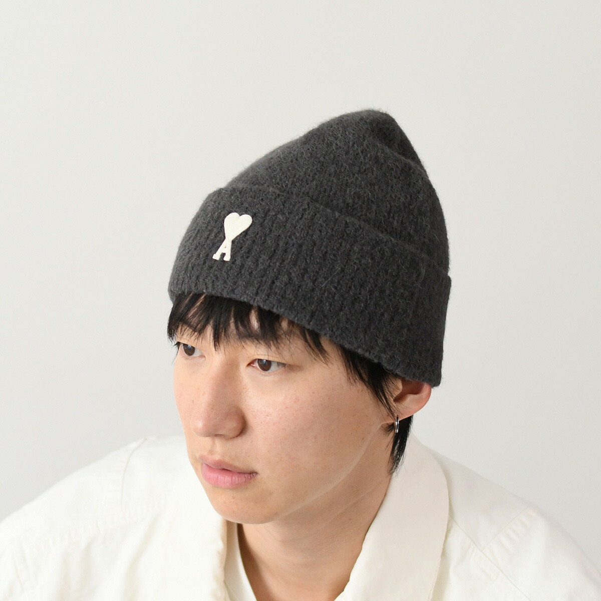 楽天市場】AMI ALEXANDRE MATTIUSSI アミ ニットキャップ ニット帽 Ami