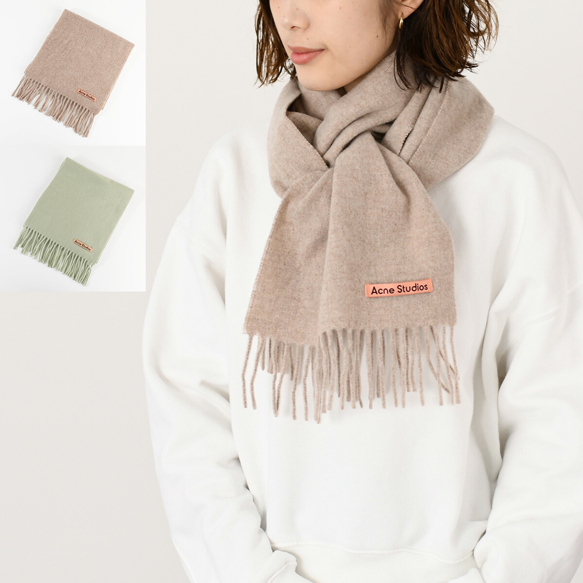 楽天市場】ACNE STUDIOS アクネストゥディオス マフラー フリンジ