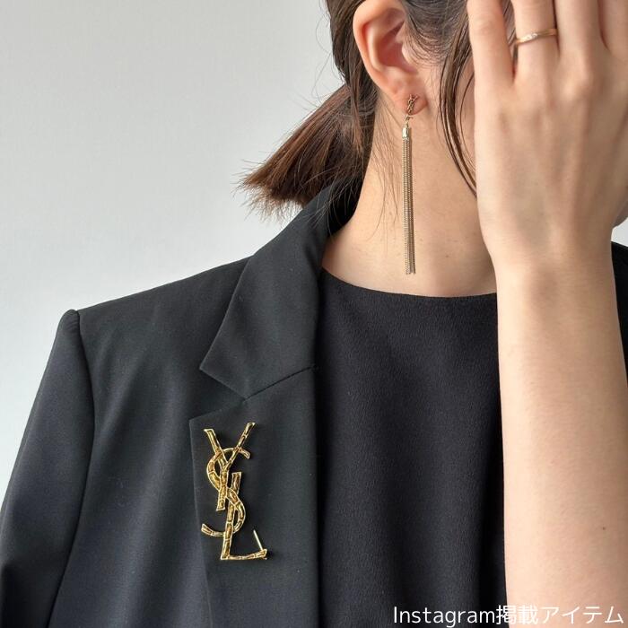 Saint Laurent クロコダイルブローチ