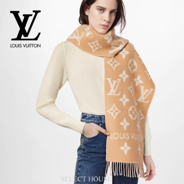 楽天市場】vuitton マフラー ロゴマニア（カラーベージュ）（バッグ