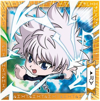 希少】HUNTER×HUNTER ポストシール キルア 2枚セット 希少】HUNTER