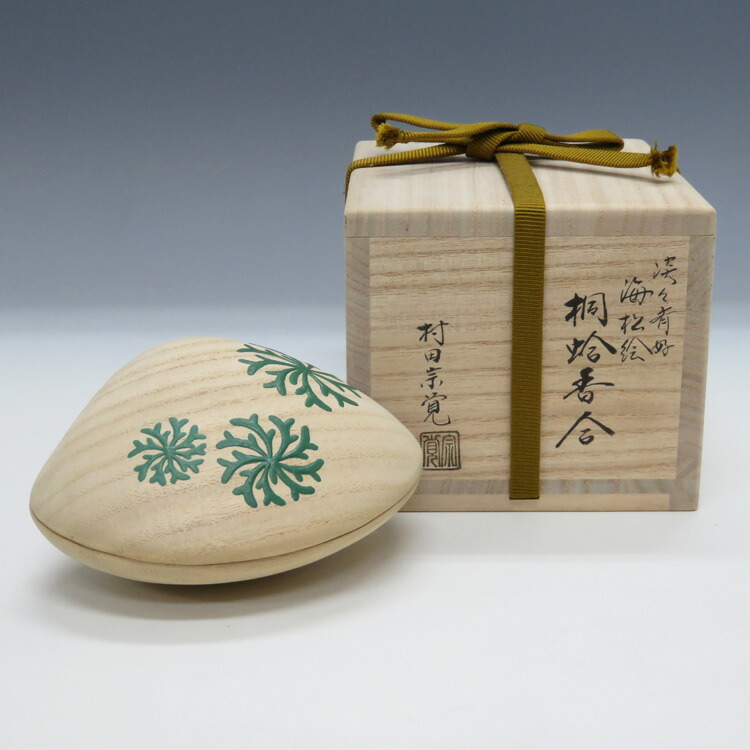 茶道具 香合 京焼 桜 山川敦司 共箱入り 茶道具 香合 京焼 桜 山川敦司