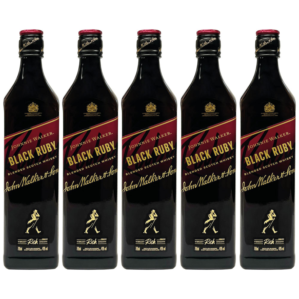 楽天市場】[正規品] ジョニーウォーカー ブラックルビー 700ml 5本