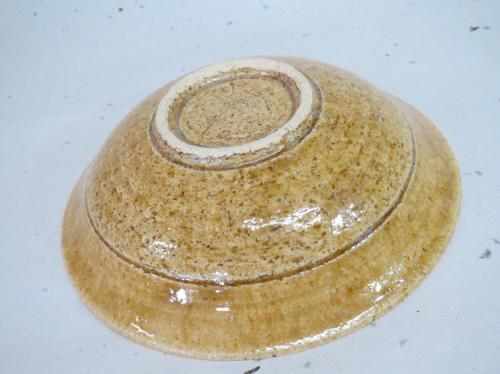 岩月竹光 作 黄瀬戸 巻板皿 5枚セット 岩月竹光 作 黄瀬戸 巻板皿 5枚