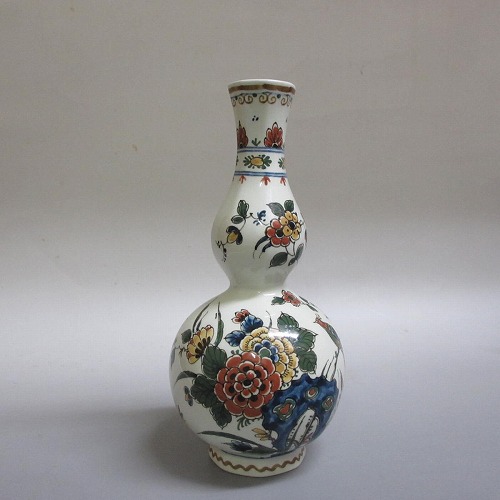 オランダデルフト焼き幸運を呼ぶ月と天使の陶器オーナメント