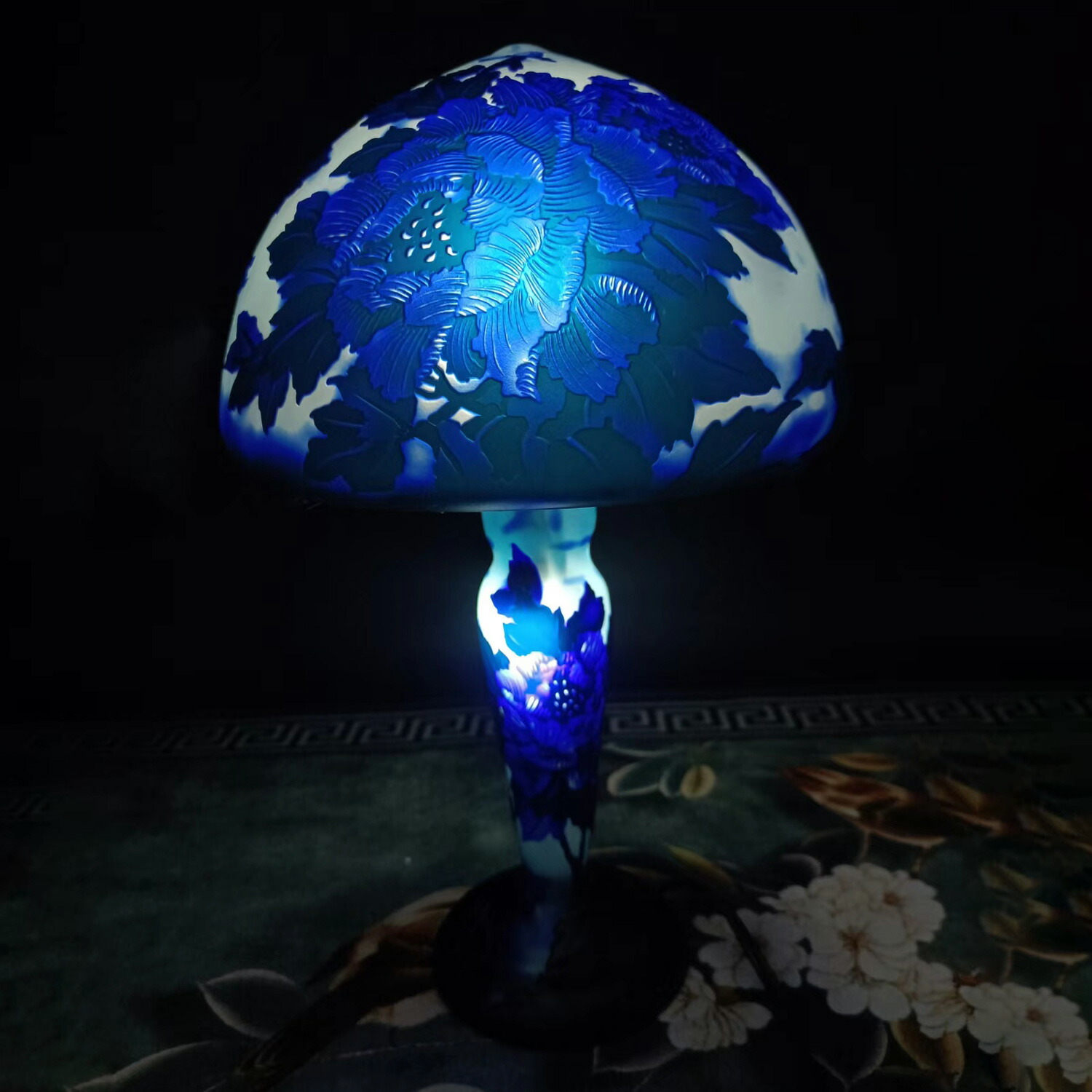 楽天市場】ガレランプ アールヌーボーランプ 卓上 照明 エミール ガレ