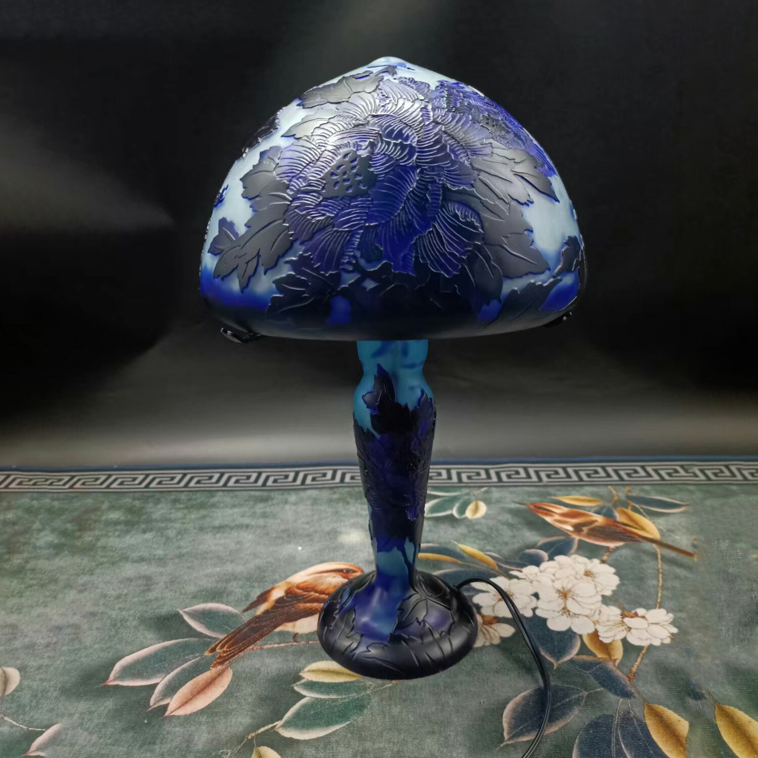 楽天市場】ガレランプ アールヌーボーランプ 卓上 照明 エミール ガレ