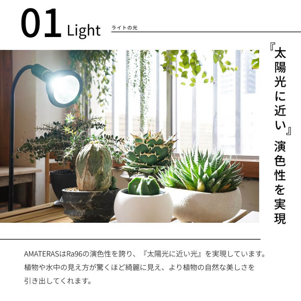 楽天市場】ネオ アマテラス【LED 20W】植物育成ライト BARREL 水槽用