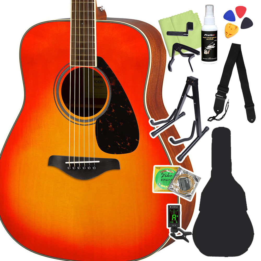 楽天市場】YAMAHA FS820/FG820 ベーシックセット アコースティック