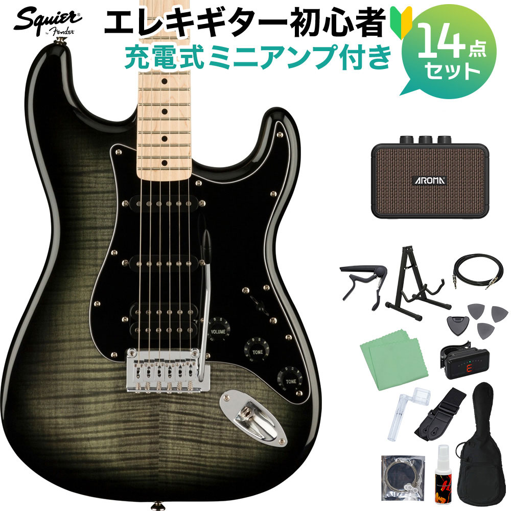 楽天市場】Squier by Fender Affinity Series Stratocaster FMT HSS