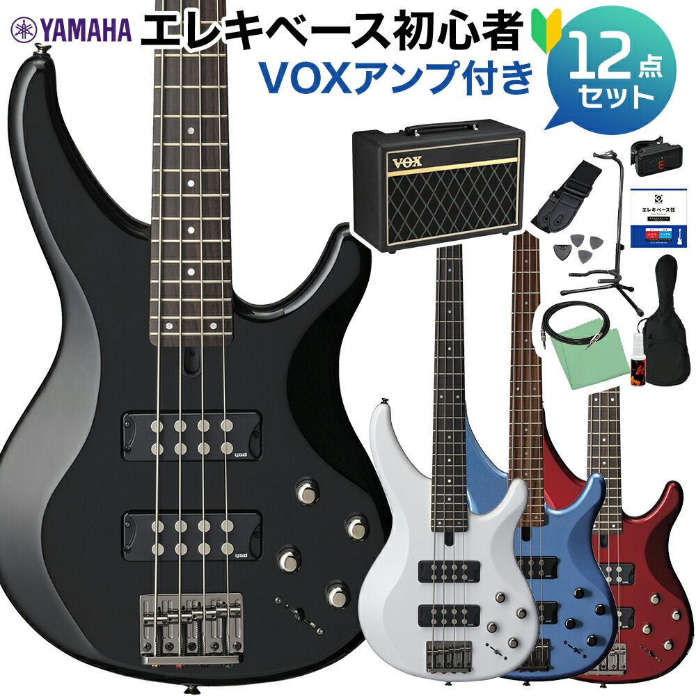 楽天市場】YAMAHA TRBX304 ベース 初心者12点セット 【VOXアンプ付