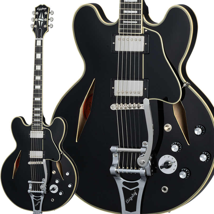 楽天市場】Epiphone Shinichi Ubukata ES-355 Ver.02 Ebony エレキ