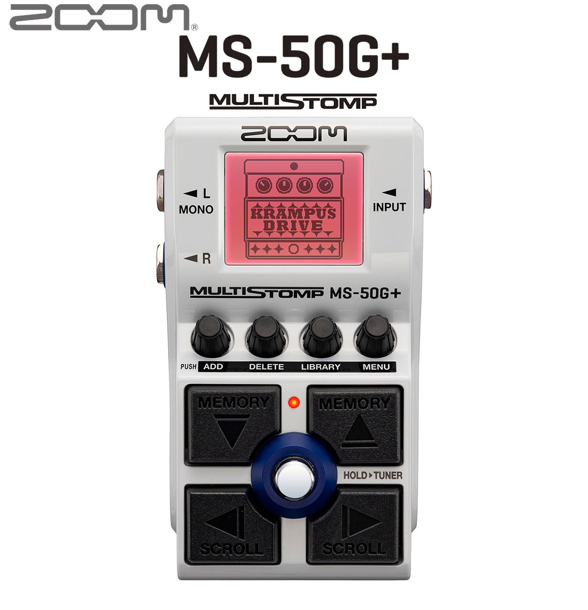楽天市場】ZOOM MS-50G+ MultiStomp エフェクター マルチストンプ