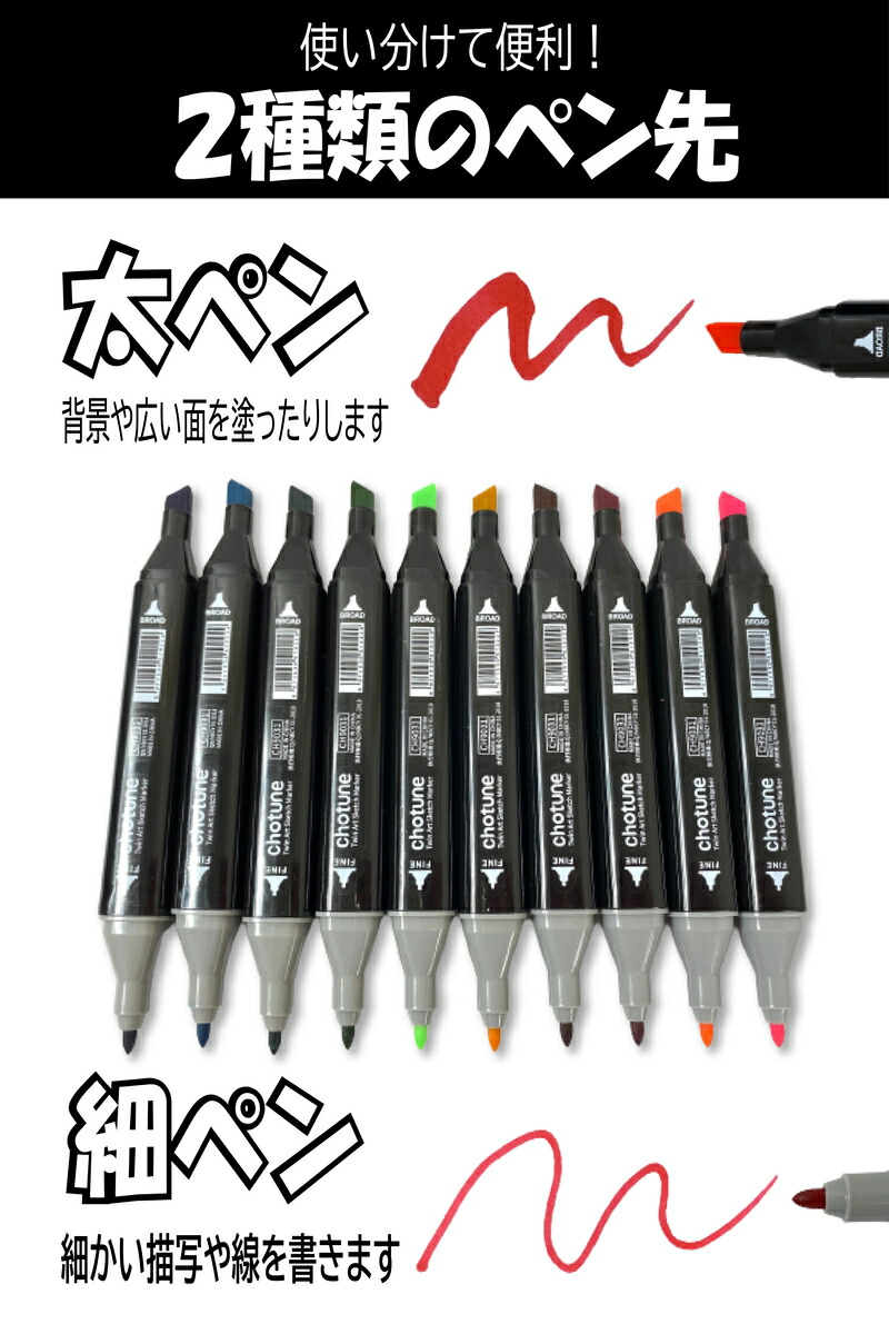 楽天市場】【楽天1位】マーカーペンセット マーカーペン 262色