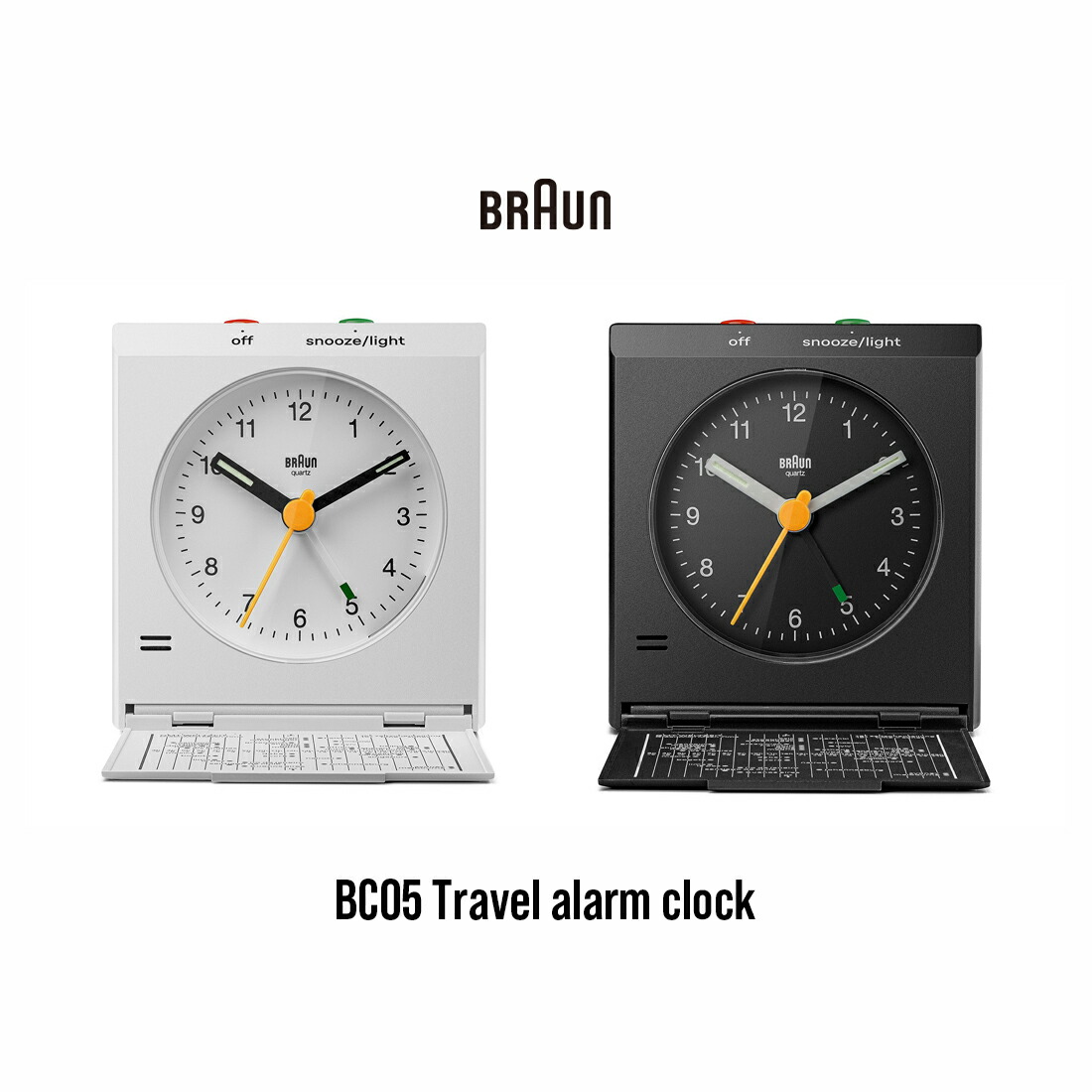 楽天市場】【店舗クーポン発行中】BRAUN ブラウン BC05 Travel alarm