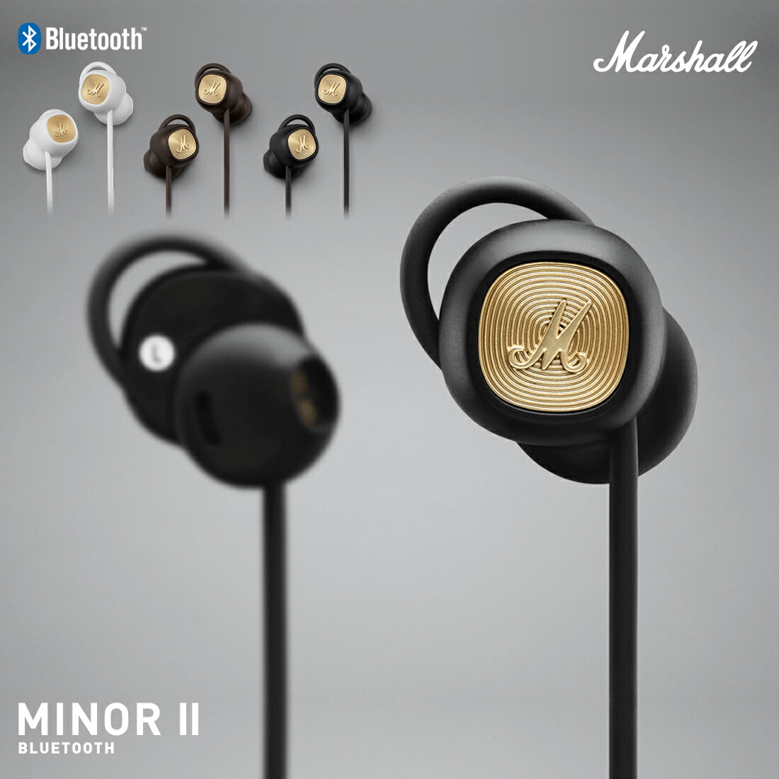 楽天市場】Marshall Headphones MINOR 2 BLUETOOTH マーシャル