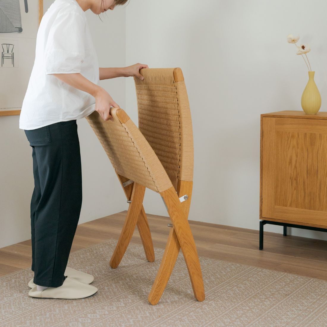 楽天市場】キューバチェア MG501 オーク材・オイルフィニッシュ