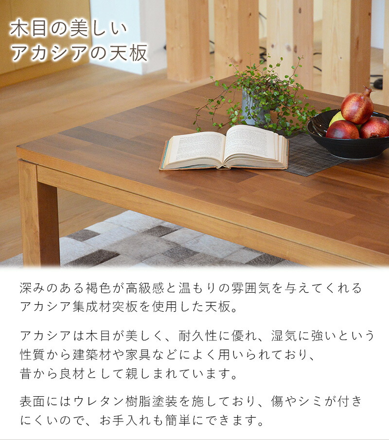 楽天市場】《5％クーポン☆10日20時〜11日》長方形 こたつ テーブル