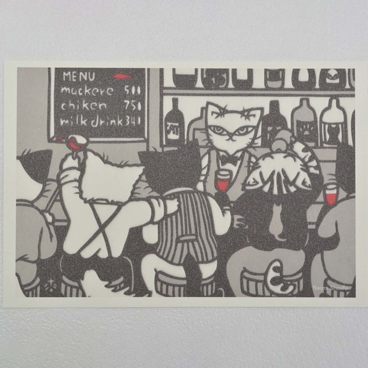 楽天市場】ポストカード 猫切り絵作家 松風直美 切り絵 ねこ ネコ