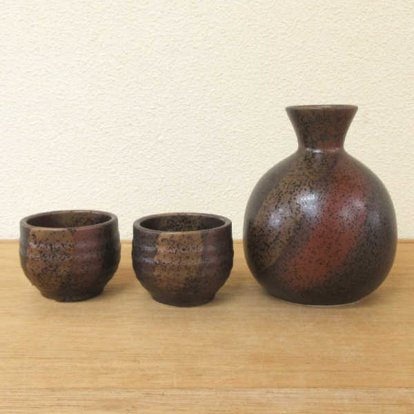 備前焼 見附文雄 徳利 お猪口 とっくり おちょこ 備前焼 見附文雄 徳利