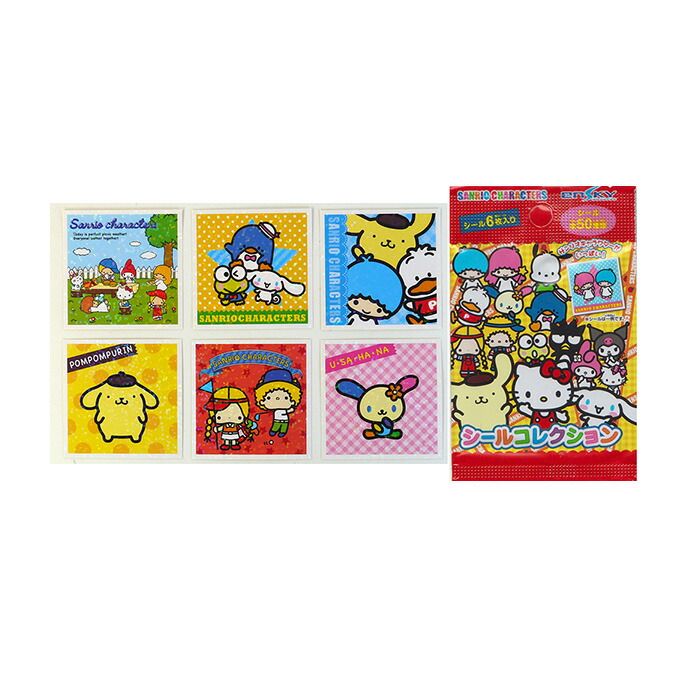 楽天市場】サンリオキャラクターズ シールコレクション【20個入り
