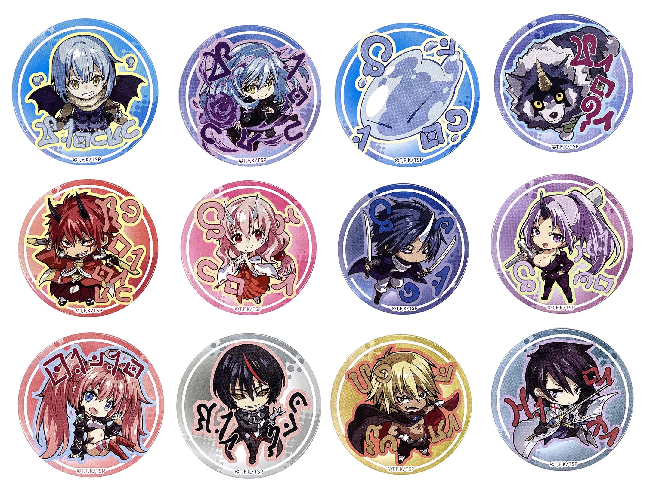 コミケ107 転生したらスライムだった件 トレーディング ビッグ缶バッジ