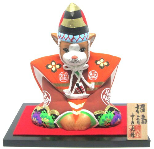 楽天市場】福岡県 伝統工芸品 博多人形十二支 犬干支 招福戌 三番叟闘