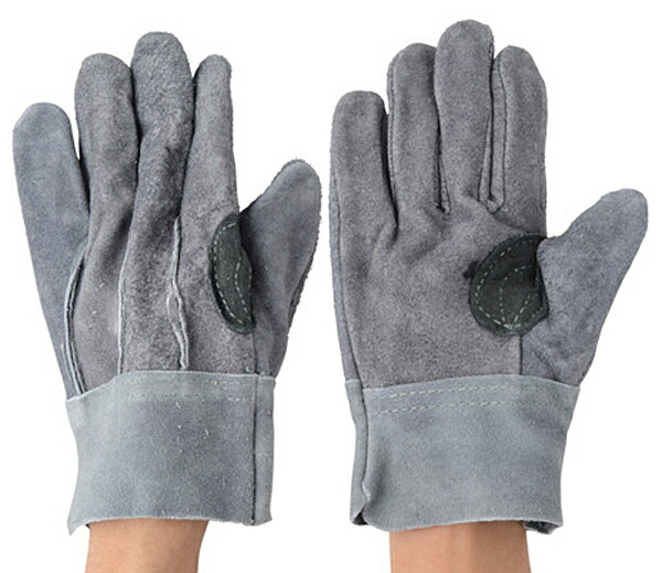 楽天市場】KAWANISHI 2296 牛床革手袋 オイル 背縫 黒アテ付 【10双入