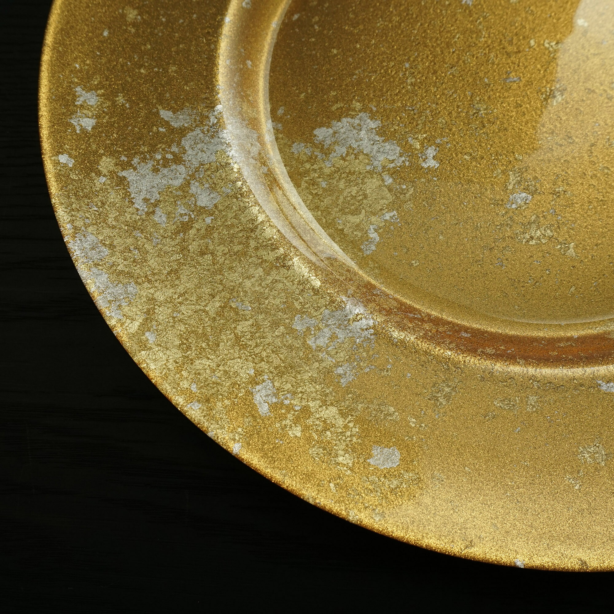 楽天市場】ディナープレート33 蒔塗ゴールド（金箔） 漆器 漆ガラス