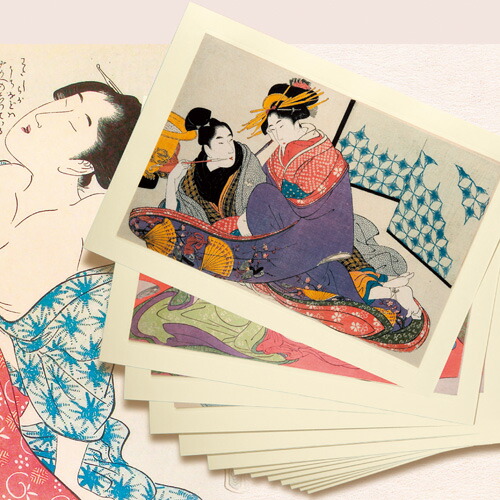 希少 喜多川歌麿 ねがひの糸ぐち 春画 春絵 艶絵 絵巻物 桐共箱 外箱