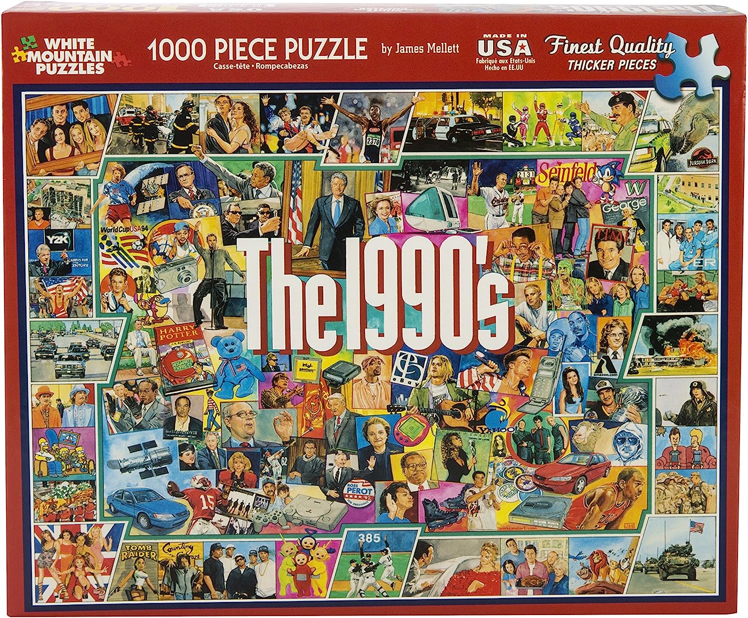 楽天市場】ジグソーバズル 海外製 1000ピース 1990年代 サイズ約60×76